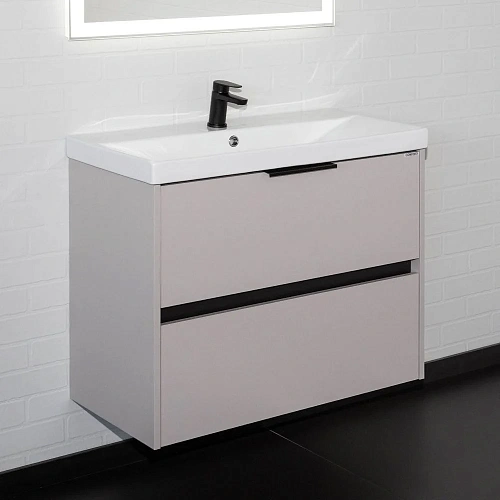 Тумба с раковиной Comforty Селенга-80 00-00021982 серый шелк с раковиной CF19696BX-80 Тумба с раковиной Comforty Селенга-80 00-00021982 серый шелк с раковиной CF19696BX-80