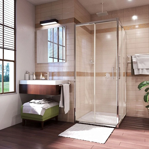 Душевой уголок WasserKRAFT Main 41S19 хром Душевой уголок WasserKRAFT Main 41S19 хром