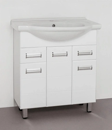 Тумба под раковину Style Line Ирис 75 (2 ящ.) ЛС-00000017 Тумба под раковину Style Line Ирис 75 (2 ящ.) ЛС-00000017