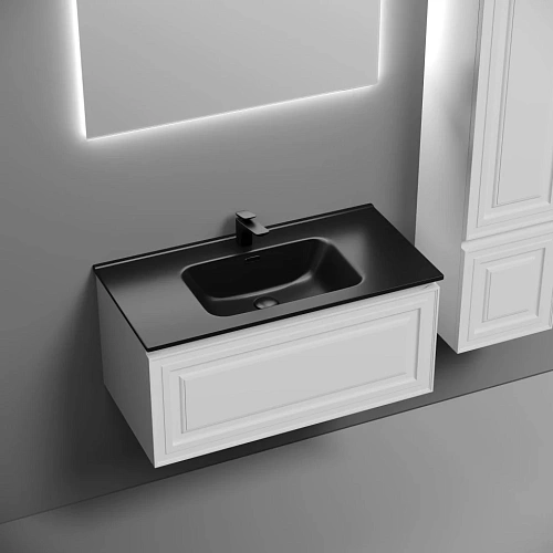 Тумба под раковину Sancos Very VR90W 890х445х406 Bianco, подвесная Тумба под раковину Sancos Very VR90W 890х445х406 Bianco, подвесная