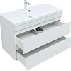 Тумба под раковину Aquanet Нота New 100 белый глянец 00335420 подвесная Тумба под раковину Aquanet Нота New 100 белый глянец 00335420 подвесная