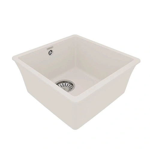 Кухонная мойка Lemark SINARA 400-U встраиваемая снизу из кварцгранита, Жасмин 9910064 Кухонная мойка Lemark SINARA 400-U встраиваемая снизу из кварцгранита, Жасмин 9910064