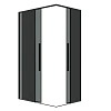 Душевой уголок GROSSMAN Galaxy 1/2.K33.01.12.21.10-1/2.K33.01.70.21.10 (120х70х195) раздвижная,черный матовый,стекло тонированное Душевой уголок GROSSMAN Galaxy 1/2.K33.01.12.21.10-1/2.K33.01.70.21.10 (120х70х195) раздвижная,черный матовый,стекло тонированное