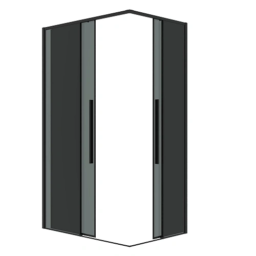 Душевой уголок GROSSMAN Galaxy 1/2.K33.01.12.21.10-1/2.K33.01.70.21.10 (120х70х195) раздвижная,черный матовый,стекло тонированное Душевой уголок GROSSMAN Galaxy 1/2.K33.01.12.21.10-1/2.K33.01.70.21.10 (120х70х195) раздвижная,черный матовый,стекло тонированное