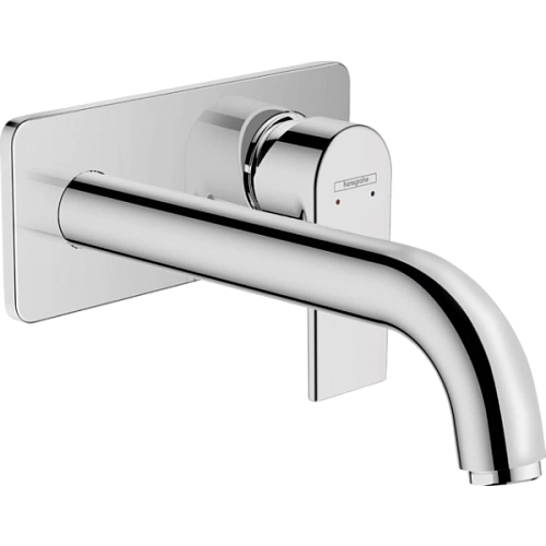 Смеситель для раковины Hansgrohe Vernis Shape настенный, излив 20,4 71578000, хром Смеситель для раковины Hansgrohe Vernis Shape настенный, излив 20,4 71578000, хром