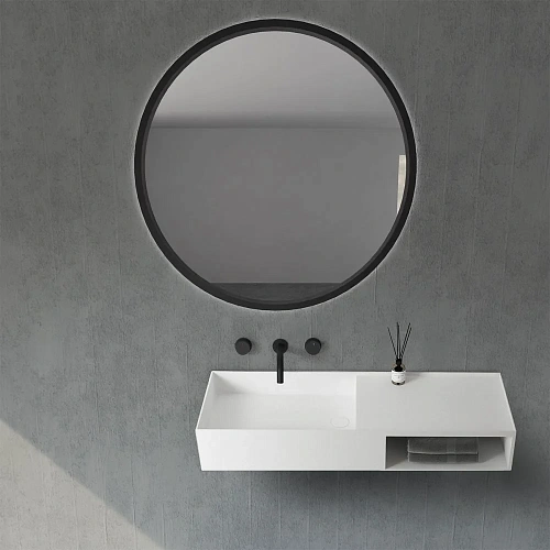 Тумба с раковиной ABBER Stein AS2649-1.2 подвесная, белая матовая Тумба с раковиной ABBER Stein AS2649-1.2 подвесная, белая матовая