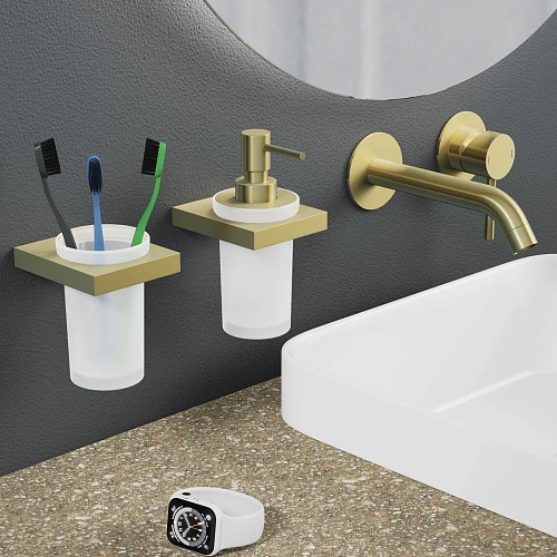 Дозатор жидкого мыла Timo Petruma 15239/17 золото матовое Дозатор жидкого мыла Timo Petruma 15239/17 золото матовое