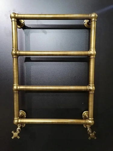 Полотенцесушитель водяной Boheme 718 750x500mm, бронза Полотенцесушитель водяной Boheme 718 750x500mm, бронза