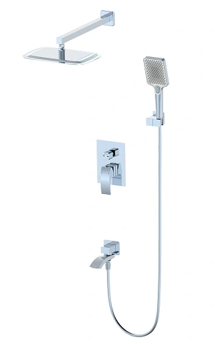 Душевая система Wonzon & Woghand встраиваемая, хром (WW-88939009A-CR) Душевая система Wonzon & Woghand встраиваемая, хром (WW-88939009A-CR)