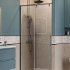 Душевая дверь BelBagno SOFT_CLOSE-1-BF-1-100-C-GM 100 см, профиль оружейная сталь, стекло прозрачное Душевая дверь BelBagno SOFT_CLOSE-1-BF-1-100-C-GM 100 см, профиль оружейная сталь, стекло прозрачное