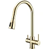 Смеситель для кухни Paulmark LANGE светлое золото La214212-LG Смеситель для кухни Paulmark LANGE светлое золото La214212-LG