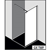 Картинка анонса товара «душевая перегородка kermi walk-in gia gx twf h-1850 mm (1200 mm) gx twf 12018 vpk»