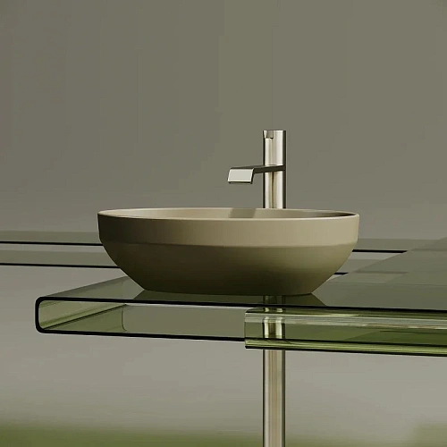 Раковина Ceramica Nova ELEMENT CN6056MC Капучино матовый накладная Раковина Ceramica Nova ELEMENT CN6056MC Капучино матовый накладная