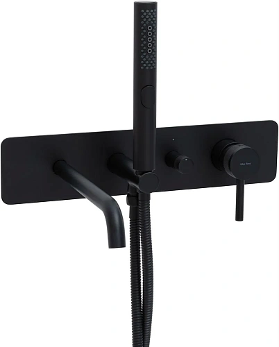 Смеситель для ванны Allen Brau Priority 5.31A05-31 (с внутренней частью) черный матовый Смеситель для ванны Allen Brau Priority 5.31A05-31 (с внутренней частью) черный матовый