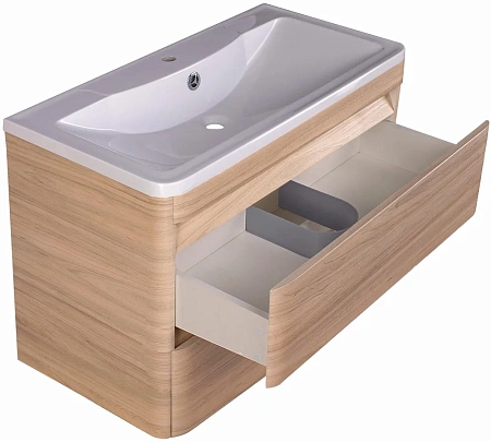 Тумба под раковину Style Line Атлантика 90, Люкс ясень перламутр, PLUS СС-00002219 Тумба под раковину Style Line Атлантика 90, Люкс ясень перламутр, PLUS СС-00002219