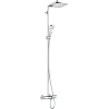Картинка анонса товара «душевая система hansgrohe crometta e 240 1jet showerpipe с термостатом 27298000»