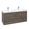 Картинка анонса товара «тумба под раковину villeroy &amp; boch subway 3.0 с подсветкой stone oak / stone oak c568l0rk»
