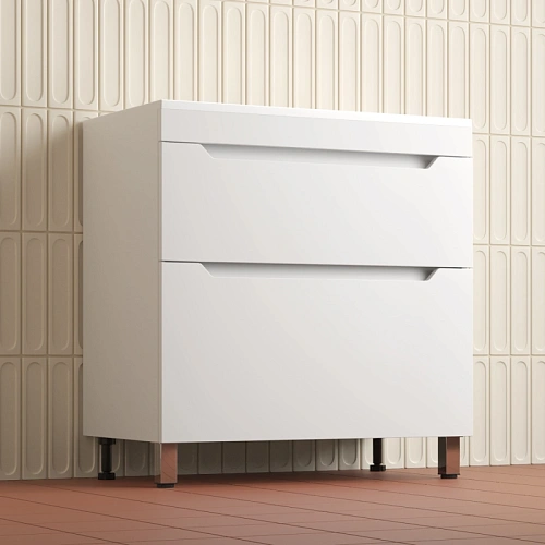 Тумба под раковину Style Line Остин 80 см ЛС-00002393 напольная, белый Тумба под раковину Style Line Остин 80 см ЛС-00002393 напольная, белый