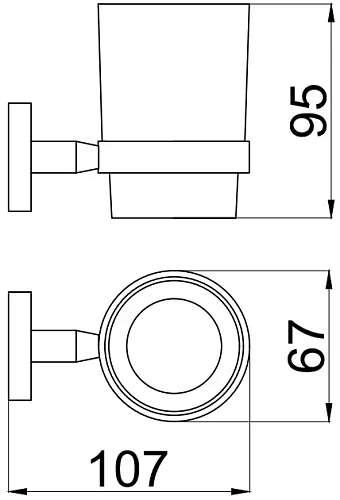 Стакан Allen Brau Priority 6.31002-MG графит брашированный Стакан Allen Brau Priority 6.31002-MG графит брашированный