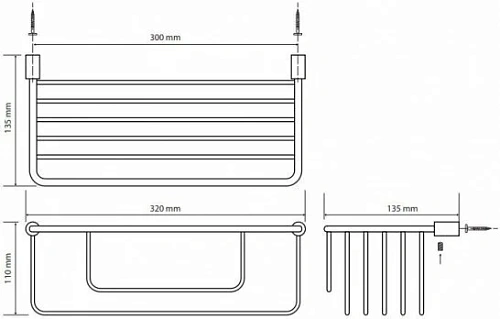 Полка Bemeta CYTRO 146208142 Полка Bemeta CYTRO 146208142