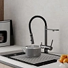 Смеситель для кухни Iddis Ace (ACEGMFFi05) с фильтром и гибким изливом, графит Смеситель для кухни Iddis Ace (ACEGMFFi05) с фильтром и гибким изливом, графит