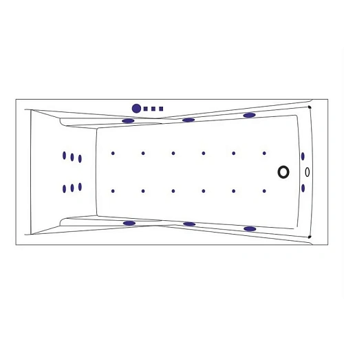 Акриловая ванна WHITECROSS Palace 180x80 "ULTRA" золото гидромассажная 0104.180080.100.ULTRA.GL Акриловая ванна WHITECROSS Palace 180x80 "ULTRA" золото гидромассажная 0104.180080.100.ULTRA.GL