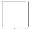Зеркало EVOFORM Ledline BY 2104 со встроенным LED-светильником 5 W 70х75 см Зеркало EVOFORM Ledline BY 2104 со встроенным LED-светильником 5 W 70х75 см