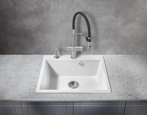 Смеситель для кухни Milacio Ultra 557 (MCU.557.SS) сталь нержавеющая Смеситель для кухни Milacio Ultra 557 (MCU.557.SS) сталь нержавеющая