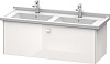 Картинка анонса товара «тумба под раковину duravit brioso br404402222 подвесная 122 см белый глянцевый»