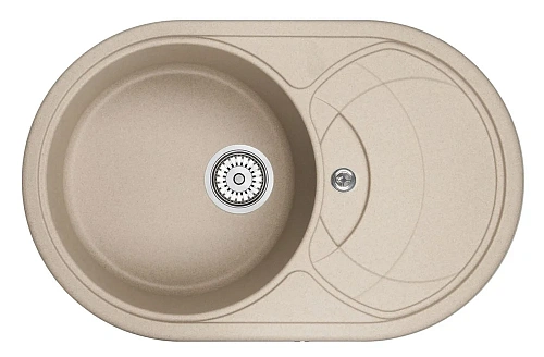 Кухонная мойка Granula 7801, ПЕСОК, кварц_ 775х495 Кухонная мойка Granula 7801, ПЕСОК, кварц_ 775х495