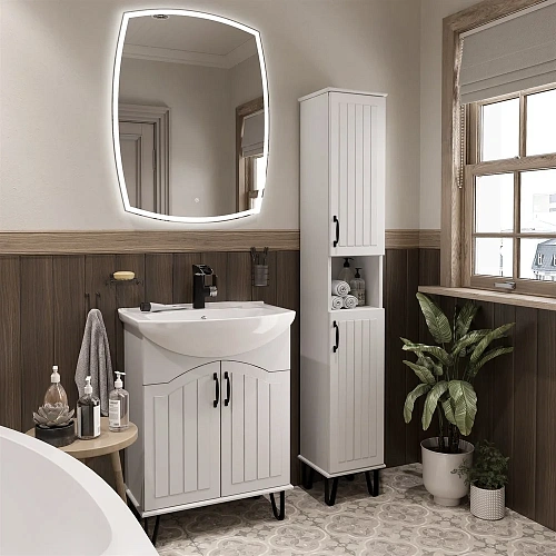 Шкаф-пенал DIWO Сочи 30, белый 563965 Шкаф-пенал DIWO Сочи 30, белый 563965