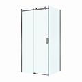 Душевой уголок BelBagno SOFT_CLOSE-2-AH-1-100/90-C-GM 100x90 см, профиль оружейная сталь, стекло прозрачное Душевой уголок BelBagno SOFT_CLOSE-2-AH-1-100/90-C-GM 100x90 см, профиль оружейная сталь, стекло прозрачное
