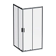 Душевой уголок AM.PM Gem W90G-403-100100-BT 100x100 черный матовый, стекло прозрачное Душевой уголок AM.PM Gem W90G-403-100100-BT 100x100 черный матовый, стекло прозрачное