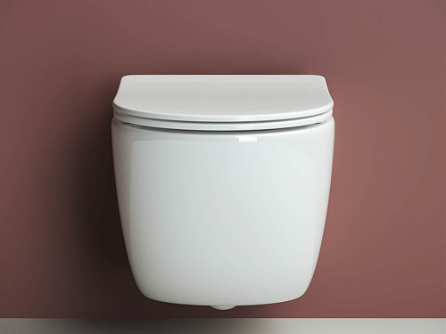Унитаз подвесной Ceramica Nova FORMA CN3009 белый с сиденьем Унитаз подвесной Ceramica Nova FORMA CN3009 белый с сиденьем