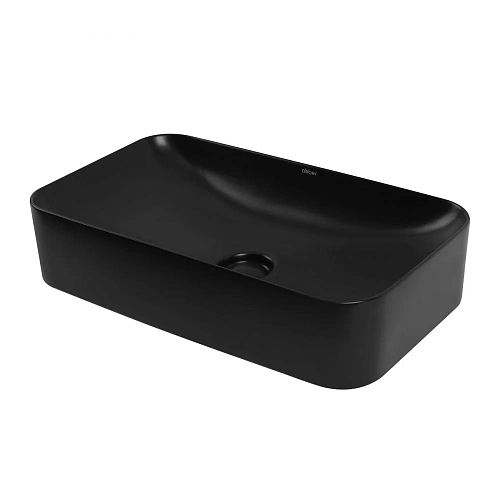 Раковина ABBER Rechteck AC2204MB накладная, черная матовая Раковина ABBER Rechteck AC2204MB накладная, черная матовая