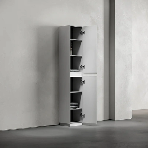 Шкаф-пенал Sancos Libra Floor PLB35FW напольный, белый глянец, 350х300х1870 мм Шкаф-пенал Sancos Libra Floor PLB35FW напольный, белый глянец, 350х300х1870 мм