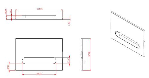 Клавиша смыва Allen Brau Project Color 9.2PR01.00 хром глянец Клавиша смыва Allen Brau Project Color 9.2PR01.00 хром глянец