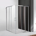 Душевой уголок CEZARES MOLVENO-A-22-100+30-C-Cr-IV 130x130см стекло прозрачное, профиль хром Душевой уголок CEZARES MOLVENO-A-22-100+30-C-Cr-IV 130x130см стекло прозрачное, профиль хром