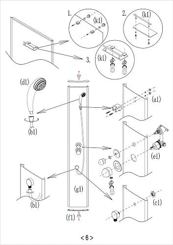 Душевая кабина Taliente 120x80x215см левая, тонированное стекло TA-12080G(L) Душевая кабина Taliente 120x80x215см левая, тонированное стекло TA-12080G(L)