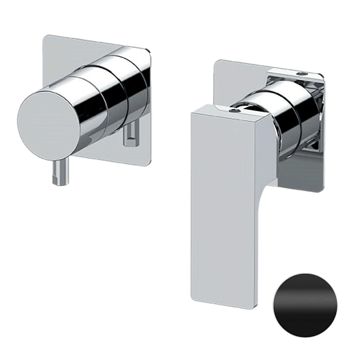 Смеситель для душа Remer Absolute AU93ZPWBNO, черный матовый Смеситель для душа Remer Absolute AU93ZPWBNO, черный матовый