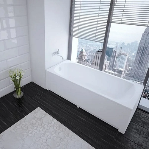 Акриловая ванна Aquatek Ника прямоугольная 170x75см NIK170-0000001 Акриловая ванна Aquatek Ника прямоугольная 170x75см NIK170-0000001