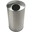 Контейнер для мусора Nofer 14071.80.S, хром матовый Контейнер для мусора Nofer 14071.80.S, хром матовый
