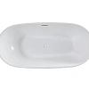 Акриловая ванна Vincea VBT-408-1800MW 1800x815x580, белая матовая, щелевой перелив Акриловая ванна Vincea VBT-408-1800MW 1800x815x580, белая матовая, щелевой перелив