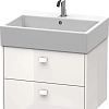 Тумба под раковину Duravit Brioso BR415302222 подвесная 58 см белый глянцевый Тумба под раковину Duravit Brioso BR415302222 подвесная 58 см белый глянцевый
