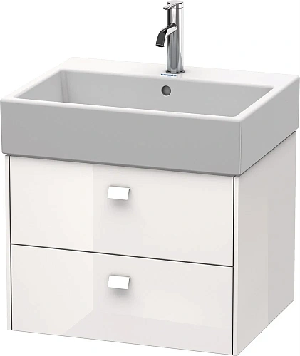 Тумба под раковину Duravit Brioso BR415302222 подвесная 58 см белый глянцевый Тумба под раковину Duravit Brioso BR415302222 подвесная 58 см белый глянцевый
