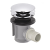 Донный клапан Hansgrohe push-open для ванны 50107000, хром