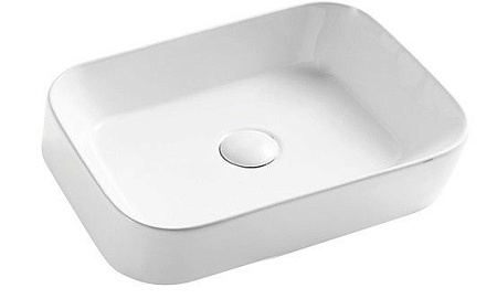 Раковина CeramaLux 2242 накладная, белый