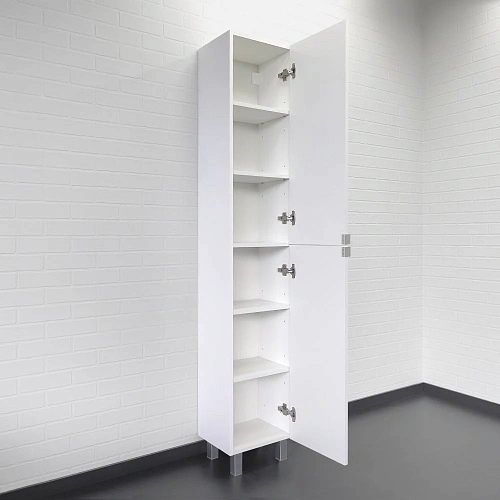 Шкаф-пенал Comforty Лима 35Н 00-00019243 белая матовая Шкаф-пенал Comforty Лима 35Н 00-00019243 белая матовая