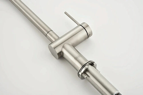 Смеситель для кухни AQUAme Cucina AQM9901BN с выдвижным изливом,никель шлифованный Смеситель для кухни AQUAme Cucina AQM9901BN с выдвижным изливом,никель шлифованный