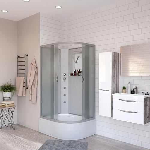 Душевая кабина Niagara Classic NG-2310-14LBKG (1200х800х2000) высокий поддон (40см) стекло матовое 23101424LBKG Душевая кабина Niagara Classic NG-2310-14LBKG (1200х800х2000) высокий поддон (40см) стекло матовое 23101424LBKG